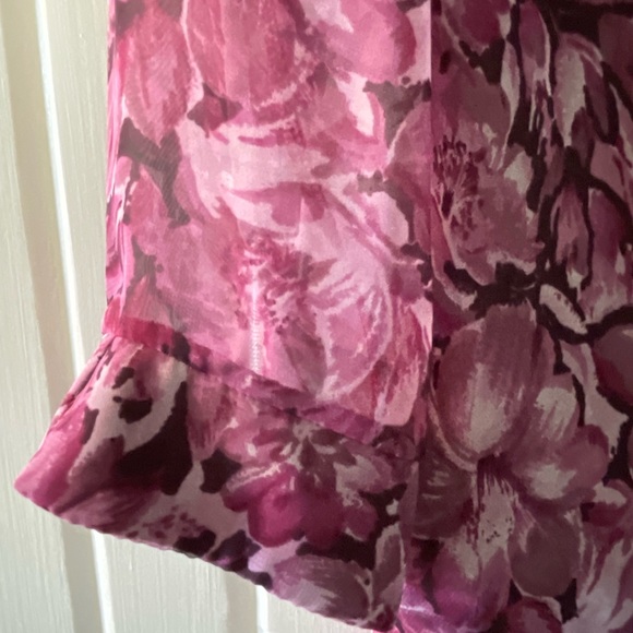 NWT Blind Date Layered Dress-lined w/tank dress-Chiffon like material-Jrs Large - Picture 4 of 6